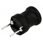 Inductor: wire; THT; 10uH; 3A; 45mohm; ±10%; Body dim: Ø8.5x11mm