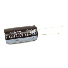 Electrolytic Capacitor; 82uF; 400V; Ø0.630x1.240Inch Ø16x31.5mm