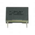 Film Capacitors; Polyester; 0.47uF; 160VAC; 25VDC; 0.709x0.236x0.472Inch; 18x6x12mm  