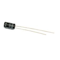 Electrolytic Capacitor; 10uF; 16V; Ø0.157x0.276Inch; Ø4x7mm; 1.9R