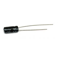 Electrolytic Capacitor; 10uF; 63V; Ø0.197x0.433Inch; Ø5x11mm