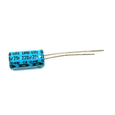 Electrolytic Capacitor; 680uF; 10V; Ø0.320x0.632Inch; Ø8x16mm