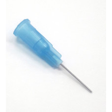 Needle steel; Size 12mm; Straight; Ø0.33mm; Ø0.63mm; Mounting Luer Lock
