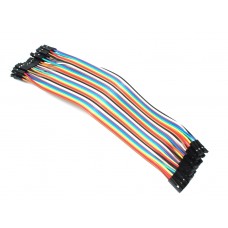 40 Pcs Cabos Jumper M-F (Male-Female) Breadboard