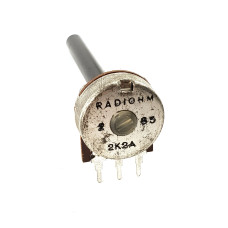 Potentiometer; Single Turn; 2K2 Ohm; 0,4W; Linear; Rotary; Plastic Shaft; THT;