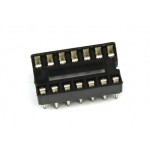IC & Component Socket, DIP Socket, 14, 2.54 mm, 7.62 mm