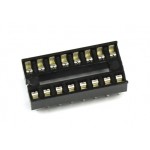 IC & Component Socket, DIP Socket, 16, 2.54 mm, 7.62 mm