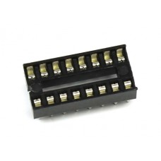IC & Component Socket, DIP Socket, 16, 2.54 mm, 7.62 mm