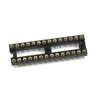 IC & Component Socket, DIP Socket, 28, 2.54 mm, 7.62 mm