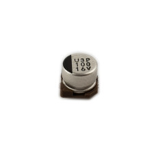 Electrolytic Capacitor ; SMD; 100uF; 16V; Ø0.244x0.201Inch; Ø6,2x5,2mm