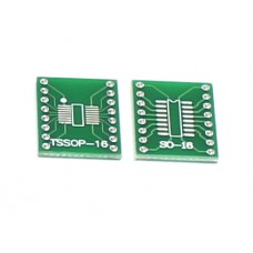 SO16 / SSOP16 Adapter SMD PCB convert to DIP 16