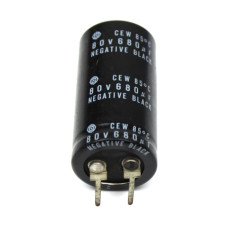 Electrolytic Capacitor; 680uF; 80V; Ø0.984x1.85Inch; Ø25x47mm