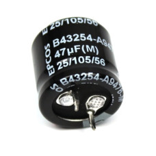 Electrolytic Capacitor; 47uF; 400V; Ø0.866x0.827Inch; Ø22x21mm