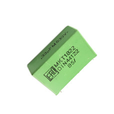Film Capacitor; Polyester; 0u33F; 330nF; 630V; 1.181x0.394x0.748Inch; 30x10x19mm;