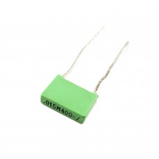 Film Capacitor; Polyester; 0u015F; 15nF; 400V; 0.472x0.118x0.315Inch; 12x3x8mm; Film Capacitor; Polyester; 0u015F; 15nF; 400V; 0.472x0.118x0.315Inch; 12x3x8mm;