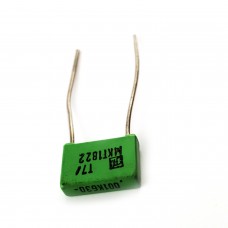Film Capacitor; Polyester; 0u001F; 1nF; 630V; 0.472x0.118x0.315Inch; 12x3x8mm;