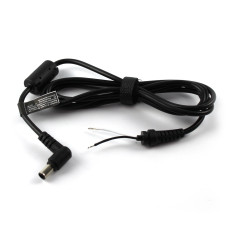 6.5 x 4.4mm DC Tip Plug Connector (19V/5.13A) W/ Cord Cable 1.5m for Sony Vaio