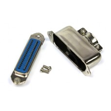 DB 36-pin Female Plug to Solder WIth Cable Cover