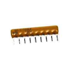 RESISTOR; ARRAY; 9 PIN; 10K; 2%;