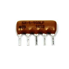 RESISTOR; ARRAY; 5 PIN; 10K; 2%;