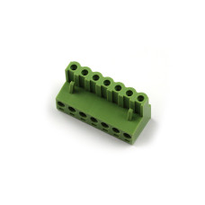 Pluggable terminal block, plug, female, 5.08mm, straight, ways:7 to wire