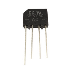 KBP208G Bridge rectifier, flat, 800V, 2A 
