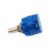 Potentiometer; Multi Turn; 1K Ohm; ±10%; 2W; Linear; Rotary; Metal Shaft; Wire/Panel;