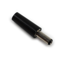 DC power plug, female, 5.5 / 2.1mm, 5.5mm, 2.1mm for cable