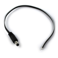 DC power plug, 5.5 / 2.5mm with 0.2m cable