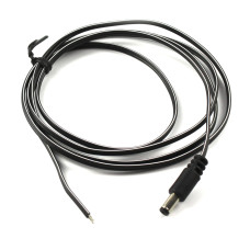 DC power plug, 5.5 / 1.7mm with 1.5m cable