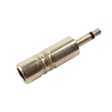 Jack plug 3.5 MONO Male - Silver