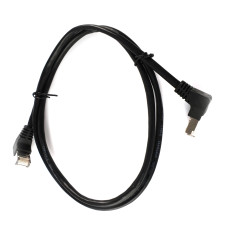 Network Cable RJ45 CAT5e UTP Black 90º 1m 