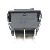Button Switch Rocker 3 Stable Positions - ON-OFF-ON - 250VAC 16A - Black