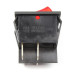 Double toggle switch ON-OFF 230VAC 15A Red