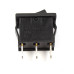 RSM102A2C3BK ROCKER; 2-position; SPDT; ON-ON; 3A/250VAC; black
