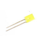 Rectangular LED 5x2mm yellow 2-8mcd