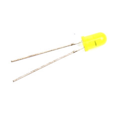 Flashing LED, Yellow, 5mm, 9.8 mcd