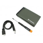 Disk box Transcend 2.5P USB3.0 Black - TS0GSJ25CK3