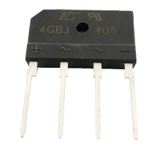 4GBJ406 Bridge Rectifier, 600V, 4A