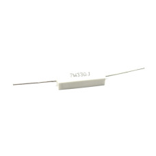 Resistor wire-wound ceramic case; 33R; 7W; ±5%;