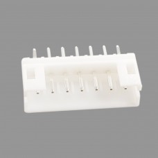 Socket; wire-board; male; PIN:7; 2mm; THT; 1A; tinned; 20mohm; -25÷85°C