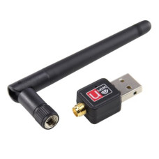 USB 150M 150Mbps Wireless LAN Adapter 802.11b/n/g WiFi w/ 2dBi Antenna