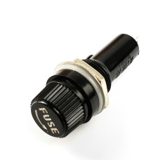 Fuse holder for panel cylindrical fuses 6x32mm