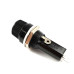 Fuse holder for panel cylindrical fuses 6x32mm