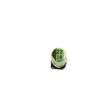 Electrolytic Capacitor; SMD; 22uF; 6,3V; Ø0,118x0,204Inch; Ø3x5,2mm