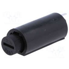 Fuse holder; tube fuses; Mounting: vertical; 5x20mm; 6A; 10mm; 250V