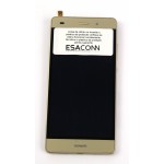 LCD and Touch Module with golden front case for Huawei P8 Lite