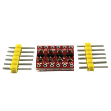 BSS138 module; 4 x Logic Level Converter; Bi-Directional; 