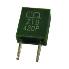 ZTB-420P; Ceramic crystal; 420kHz; 2 Pin; THT