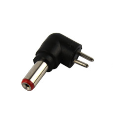 Charger Tip; Female; 90º; Ø5x1.2x11.5mm; 2 Pins;